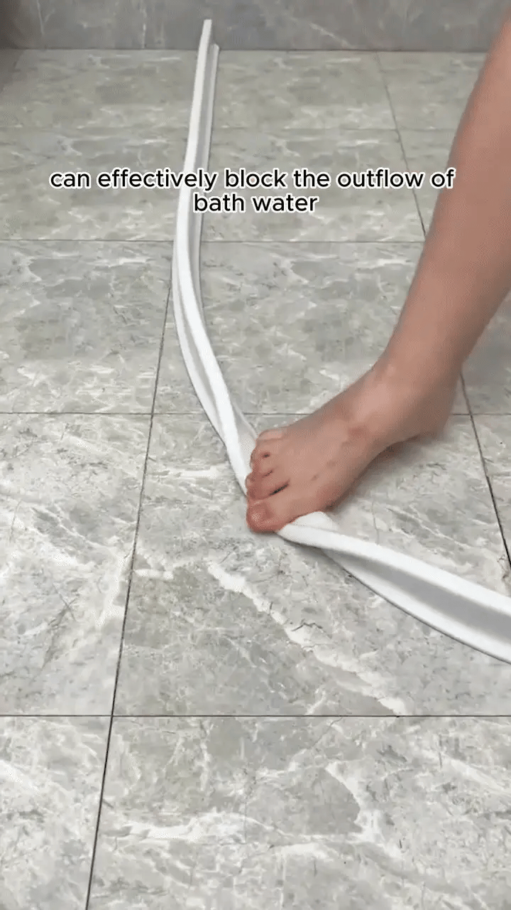 HydroLuxe™ – Premium Siliconen Waterstopper voor de Badkamer
