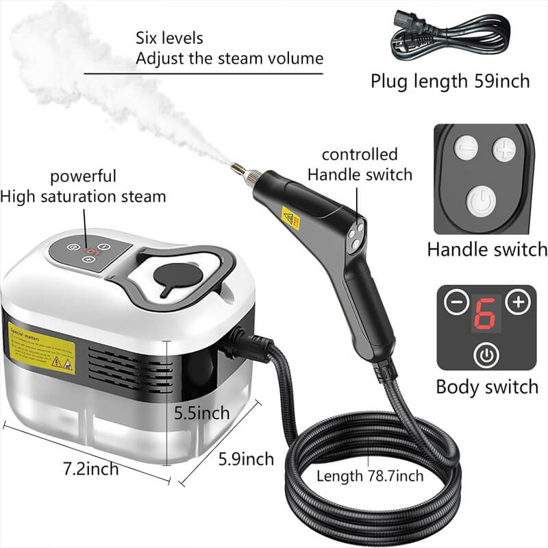 PowerSteam™ 2500W – All-in-One Hogedruk Stoomreiniger